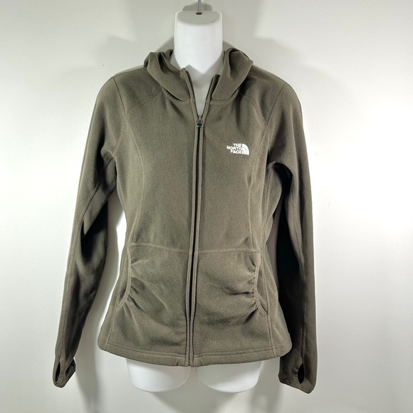 The North Face Women’s Mezzaluna Hoodie Size Small Khaki Authentic - Picture 1 of 5
